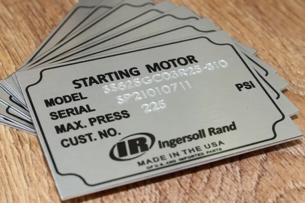 Order Engraved Plates