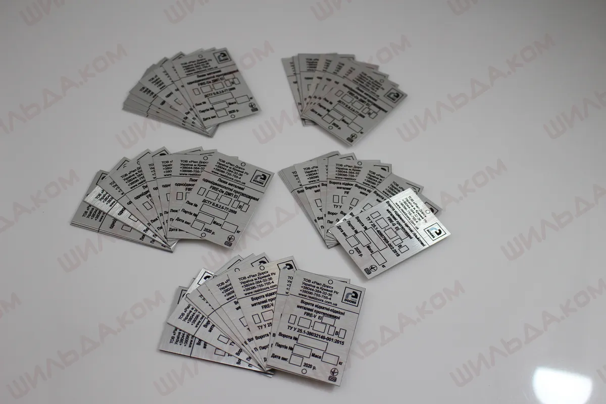 Nameplate Manufacturing