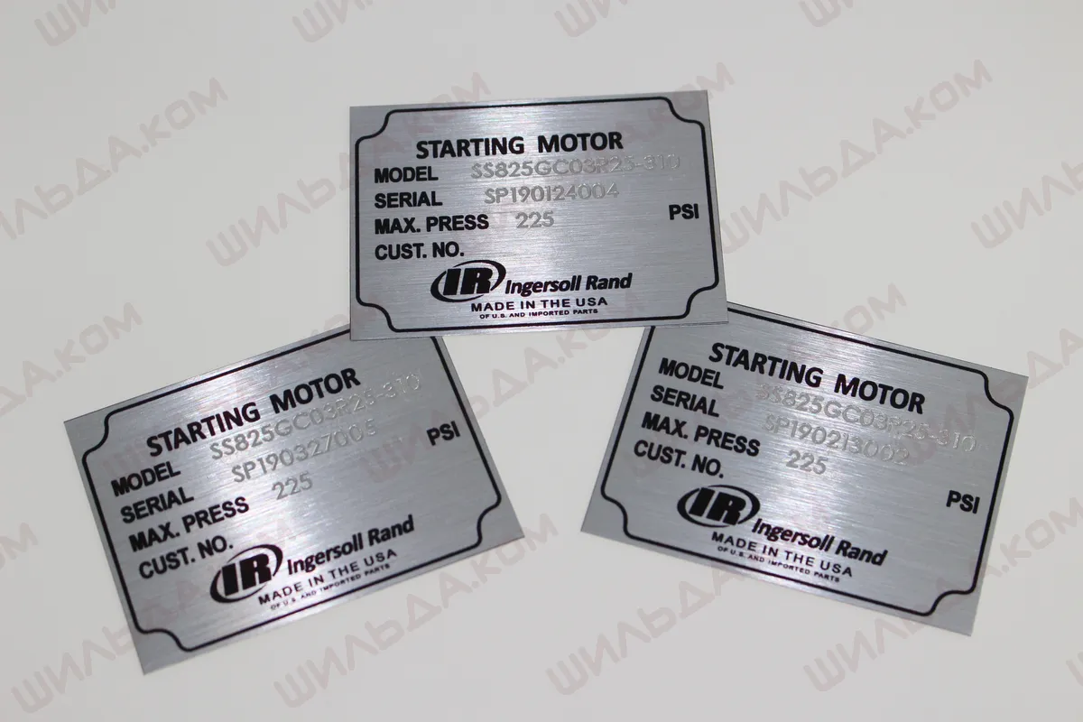 Nameplate Manufacturing